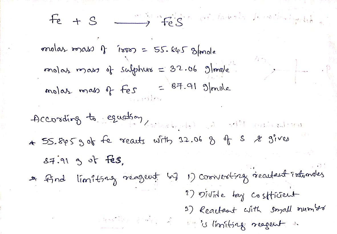 Chemistry homework question answer, step 1, image 1